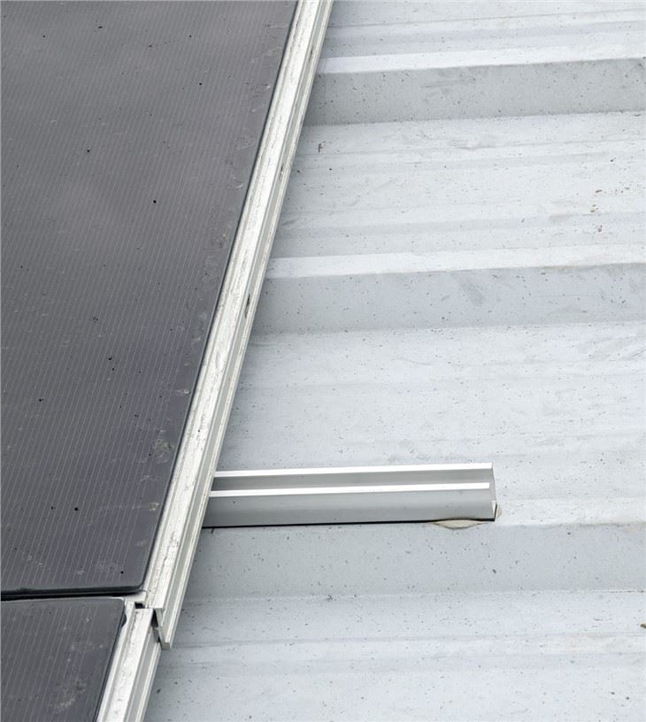 Solar Short Rail For Metal Roof Mount Solar Short Rail For Metal Roof Mount