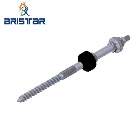 Bristar Factory Mounting Solar System Pv Aluminium Hanger Bolt Anchor