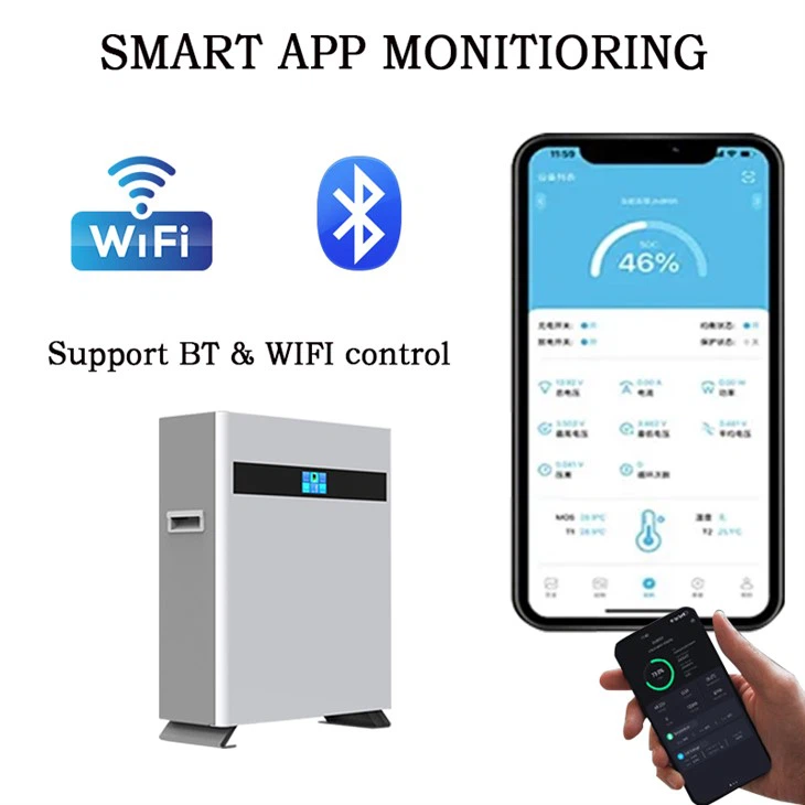 Wall-Mounted 48V Lifepo4 Lithium Battery